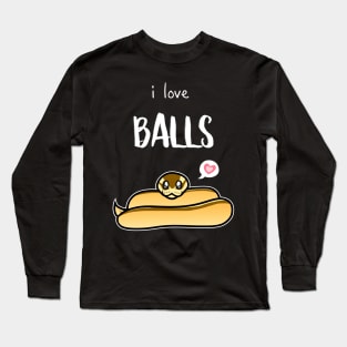 I Love Balls (Ball Python) Long Sleeve T-Shirt